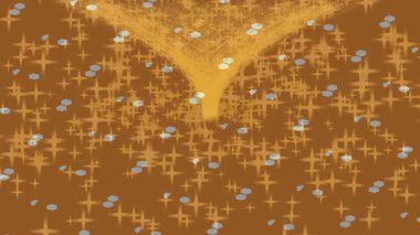 Soyut hareket desenli fütüristik video üretimi için dinamik dijital arkaplan