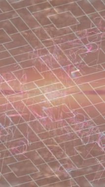 Benzersiz hareket dokusu tasarım sanatı ile profesyonel video düzenleme için modern soyut grafikler