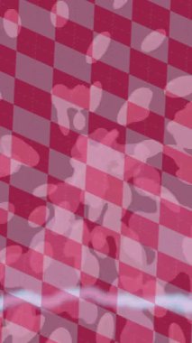 Benzersiz dijital animasyon tarzı grafikleri olan yaratıcı ortam tasarımı için yenilikçi hareket dokusu