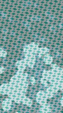 Organik desenli yüzey giriş stili video film sanatı ile soyut arkaplan tasarımı