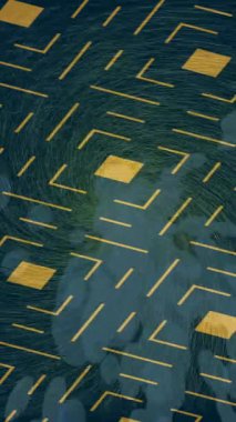 Lüks hareket projeleri için soyut tasarım stili animasyonu olan üst düzey dijital doku