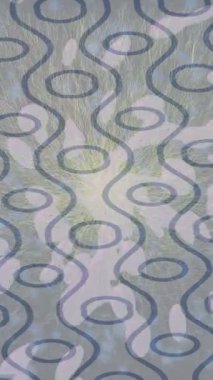 Benzersiz dijital animasyon tarzı grafikleri olan yaratıcı ortam tasarımı için yenilikçi hareket dokusu