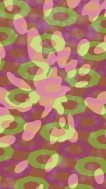 Dijital doku yüzey tasarım biçimi ile modern video animasyonu için gelişmiş hareket grafikleri