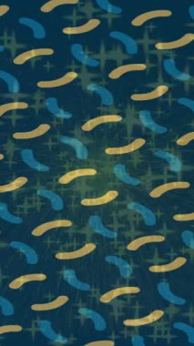 Benzersiz hareket grafikleri tasarım sanatına sahip yaratıcı film üretimi için özet bir arkaplan