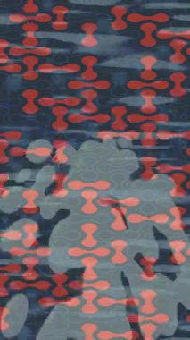 Organik desenli yüzey giriş stili video film sanatı ile soyut arkaplan tasarımı