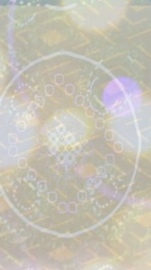 Lüks hareket projeleri için soyut tasarım stili animasyonu olan üst düzey dijital doku