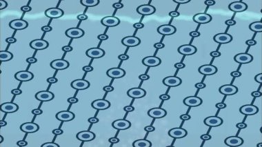 Benzersiz video giriş tasarımı projeleri için detaylı yüzey kalıbı film animasyon stili grafik girişi