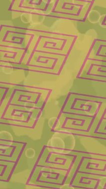 Lüks hareket projeleri için soyut tasarım stili animasyonu olan üst düzey dijital doku