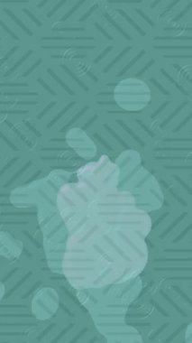 Estetik doku arkaplan tasarımı renkli hareket grafikleri ile moda film giriş profosyoneli