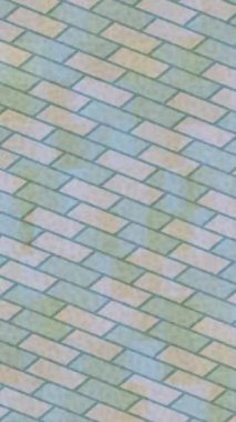 Benzersiz dijital animasyon tarzı grafikleri olan yaratıcı ortam tasarımı için yenilikçi hareket dokusu