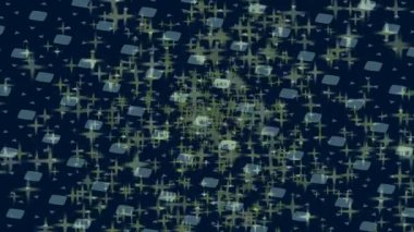 Lüks hareket projeleri için soyut tasarım stili animasyonu olan üst düzey dijital doku