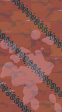 Dijital doku yüzey tasarım biçimi ile modern video animasyonu için gelişmiş hareket grafikleri