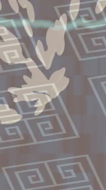 Lüks hareket projeleri için soyut tasarım stili animasyonu olan üst düzey dijital doku