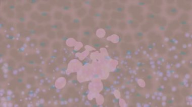 Yaratıcı video düzenleme film arkaplan tasarımı için minimalist organik hareket grafikleri