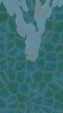 Organik desenli yüzey giriş stili video film sanatı ile soyut arkaplan tasarımı