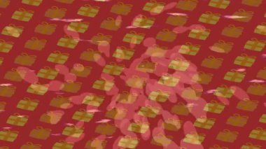 Lüks hareket projeleri için soyut tasarım stili animasyonu olan üst düzey dijital doku