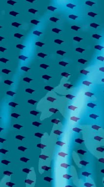 Soyut hareket desenli fütüristik video üretimi için dinamik dijital arkaplan