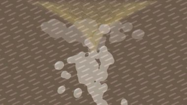 Benzersiz dijital animasyon tarzı grafikleri olan yaratıcı ortam tasarımı için yenilikçi hareket dokusu