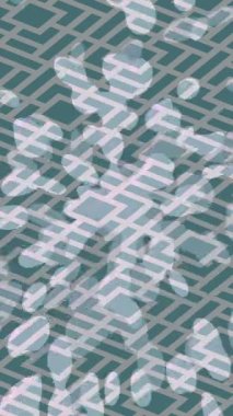 Benzersiz dijital animasyon tarzı grafikleri olan yaratıcı ortam tasarımı için yenilikçi hareket dokusu