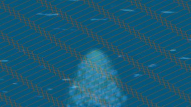 Benzersiz dijital animasyon tarzı grafikleri olan yaratıcı ortam tasarımı için yenilikçi hareket dokusu