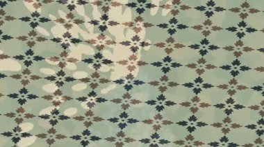 Soyut hareket desenli fütüristik video üretimi için dinamik dijital arkaplan