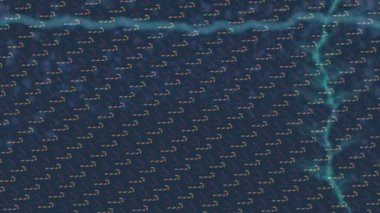 Benzersiz dijital hareket grafiklerine sahip yaratıcı sinematik projeler için yumuşak animasyon yüzeyi