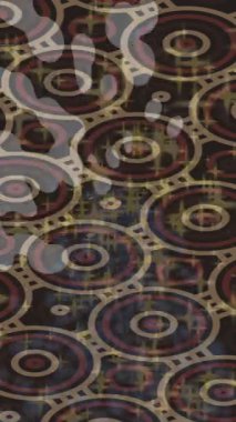 Lüks hareket projeleri için soyut tasarım stili animasyonu olan üst düzey dijital doku