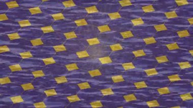 Benzersiz dijital animasyon tarzı grafikleri olan yaratıcı ortam tasarımı için yenilikçi hareket dokusu