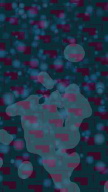 Organik desenli yüzey giriş stili video film sanatı ile soyut arkaplan tasarımı