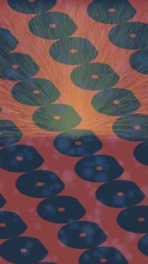 Organik desenli yüzey giriş stili video film sanatı ile soyut arkaplan tasarımı