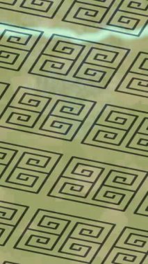 Benzersiz hareket grafikleri tasarım sanatına sahip yaratıcı film üretimi için özet bir arkaplan