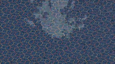 Organik desenli yüzey giriş stili video film sanatı ile soyut arkaplan tasarımı