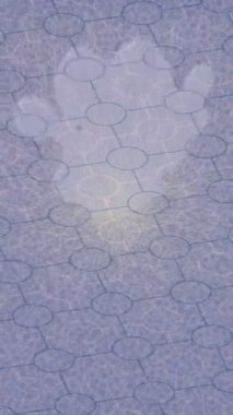 Organik desenli yüzey giriş stili video film sanatı ile soyut arkaplan tasarımı