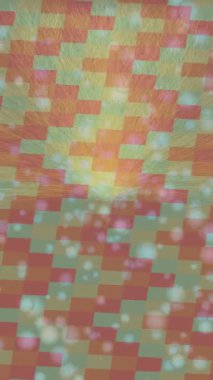 Benzersiz dijital animasyon tarzı grafikleri olan yaratıcı ortam tasarımı için yenilikçi hareket dokusu