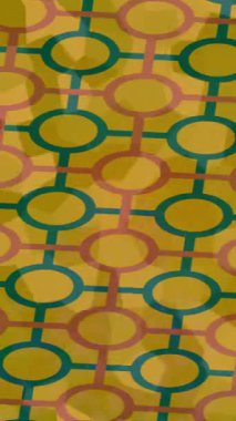 Soyut hareket desenli fütüristik video üretimi için dinamik dijital arkaplan