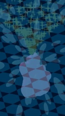 Modern medya üretimi için fütüristik dijital soyut doku sinematik tarz hareketli grafik ögesi