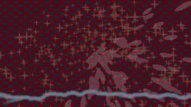 Benzersiz video giriş tasarımı projeleri için detaylı yüzey kalıbı film animasyon stili grafik girişi