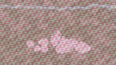 Dijital doku yüzey tasarım biçimi ile modern video animasyonu için gelişmiş hareket grafikleri