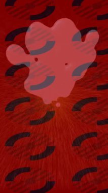 Yaratıcı video düzenleme film tasarımı için benzersiz hareket grafikleri biçimi giriş hareketi video pro