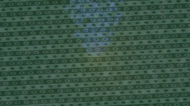 Lüks hareket projeleri için soyut tasarım stili animasyonu olan üst düzey dijital doku