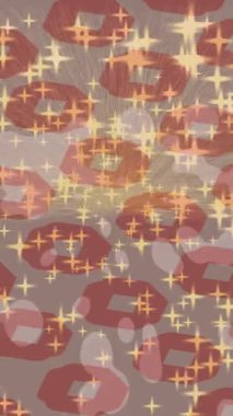 Benzersiz dijital animasyon tarzı grafikleri olan yaratıcı ortam tasarımı için yenilikçi hareket dokusu