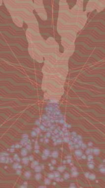 Organik desenli yüzey giriş stili video film sanatı ile soyut arkaplan tasarımı