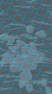 Soyut hareket desenli fütüristik video üretimi için dinamik dijital arkaplan