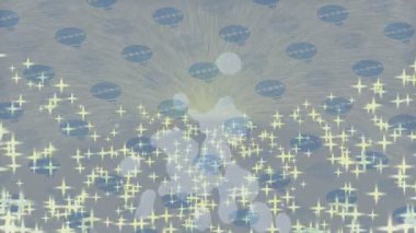 Benzersiz hareket grafikleri tasarım sanatına sahip yaratıcı film üretimi için özet bir arkaplan