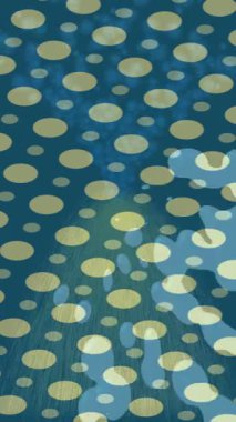 Benzersiz hareket dokusu tasarım sanatı ile profesyonel video düzenleme için modern soyut grafikler