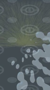 Yaratıcı video düzenleme film tasarımı için benzersiz hareket grafikleri biçimi giriş hareketi video pro