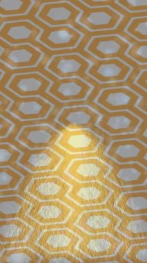 Benzersiz dijital animasyon tarzı grafikleri olan yaratıcı ortam tasarımı için yenilikçi hareket dokusu