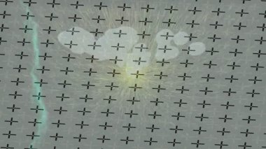 Dijital doku yüzey tasarım biçimi ile modern video animasyonu için gelişmiş hareket grafikleri