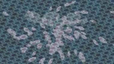 Organik desenli yüzey giriş stili video film sanatı ile soyut arkaplan tasarımı