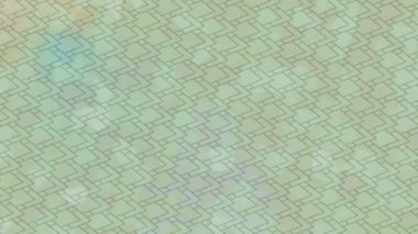 Benzersiz dijital animasyon tarzı grafikleri olan yaratıcı ortam tasarımı için yenilikçi hareket dokusu